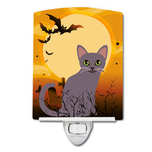 Load image into Gallery viewer, Halloween Korat Cat Ceramic Night Light BB4447CNL