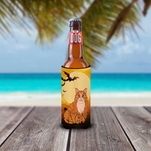 Load image into Gallery viewer, Halloween Maine Coon Cat   Hugger for slim cans BB4448MUK