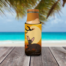 Load image into Gallery viewer, Halloween Peterbald Cat   Hugger for slim cans BB4451MUK