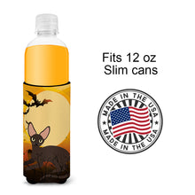 Load image into Gallery viewer, Halloween Peterbald Cat   Hugger for slim cans BB4451MUK