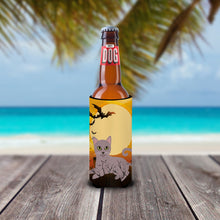 Load image into Gallery viewer, Halloween Russian Blue Cat   Hugger for slim cans BB4452MUK