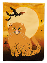Load image into Gallery viewer, Halloween Scottish Fold Cat Flag Canvas House Size BB4453CHF