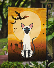 Load image into Gallery viewer, Halloween Siamese Cat Garden Flag - Outdoor Decorative Yard Flag BB4454GF