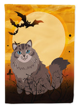 Load image into Gallery viewer, Halloween Siberian Cat Flag Canvas House Size BB4455CHF