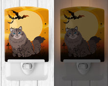 Load image into Gallery viewer, Halloween Siberian Cat Ceramic Night Light BB4455CNL