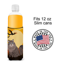Load image into Gallery viewer, Halloween Siberian Cat   Hugger for slim cans BB4455MUK