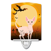 Load image into Gallery viewer, Halloween Sphynx Cat Ceramic Night Light BB4457CNL
