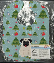 Load image into Gallery viewer, Christmas Pug Cream Baby Bib BB4664BIB