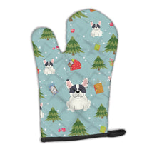 Load image into Gallery viewer, Christmas French Bulldog Piebald Oven Mitt BB4671OVMT
