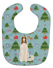 Load image into Gallery viewer, Christmas Borzoi Baby Bib BB4683BIB