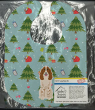 Load image into Gallery viewer, Christmas Russian Spaniel Baby Bib BB4691BIB