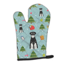 Load image into Gallery viewer, Christmas Standard Schnauzer Salt and Pepper Oven Mitt BB4693OVMT