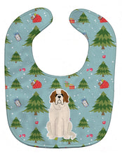 Load image into Gallery viewer, Christmas Saint Bernard Baby Bib BB4695BIB