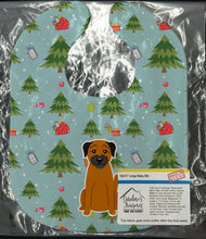Load image into Gallery viewer, Christmas Border Terrier Baby Bib BB4699BIB
