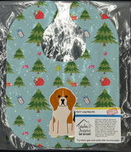 Load image into Gallery viewer, Christmas Beagle Tricolor Baby Bib BB4700BIB