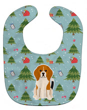 Load image into Gallery viewer, Christmas Beagle Tricolor Baby Bib BB4700BIB