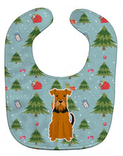 Load image into Gallery viewer, Christmas Airedale Baby Bib BB4701BIB