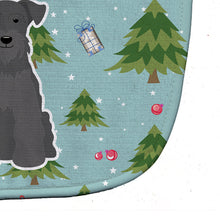 Load image into Gallery viewer, Christmas Miniature Schanuzer Black Baby Bib BB4711BIB
