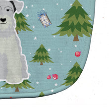 Load image into Gallery viewer, Christmas Miniature Schanuzer White Baby Bib BB4713BIB