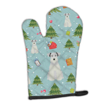 Load image into Gallery viewer, Christmas Miniature Schanuzer White Oven Mitt BB4713OVMT