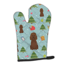 Load image into Gallery viewer, Christmas Irish Water Spaniel Oven Mitt BB4723OVMT
