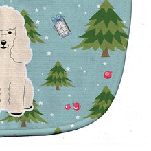 Load image into Gallery viewer, Christmas Poodle White Baby Bib BB4730BIB