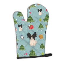Load image into Gallery viewer, Christmas Papillon Black White Oven Mitt BB4736OVMT