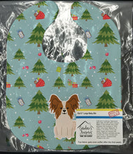 Load image into Gallery viewer, Christmas Papillon Red White Baby Bib BB4738BIB