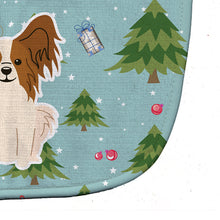 Load image into Gallery viewer, Christmas Papillon Red White Baby Bib BB4738BIB