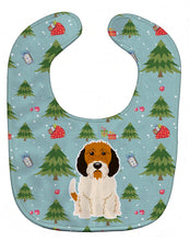 Load image into Gallery viewer, Christmas Petit Basset Griffon Veenden Baby Bib BB4739BIB