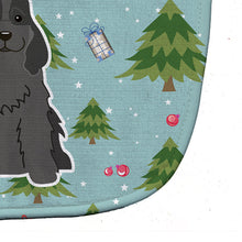 Load image into Gallery viewer, Christmas Cocker Spaniel Black Baby Bib BB4752BIB
