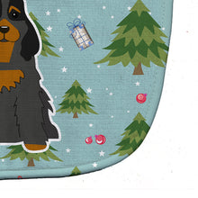 Load image into Gallery viewer, Christmas Cocker Spaniel Black Tan Baby Bib BB4753BIB