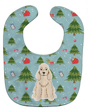 Load image into Gallery viewer, Christmas Cocker Spaniel Buff Baby Bib BB4754BIB
