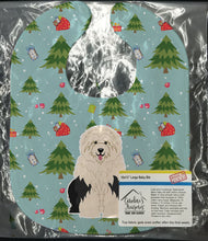 Load image into Gallery viewer, Christmas Old English Sheepdog Baby Bib BB4756BIB