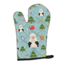 Load image into Gallery viewer, Christmas Old English Sheepdog Oven Mitt BB4756OVMT