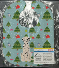 Load image into Gallery viewer, Christmas Dalmatian Baby Bib BB4757BIB