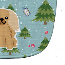 Load image into Gallery viewer, Christmas Pekingnese Fawn Sable Baby Bib BB4764BIB