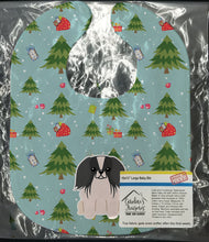 Load image into Gallery viewer, Christmas Pekingnese Black White Baby Bib BB4765BIB
