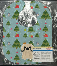 Load image into Gallery viewer, Christmas Pekingnese Cream Baby Bib BB4766BIB