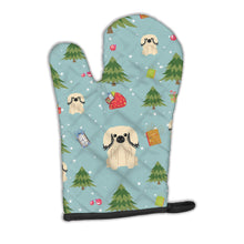 Load image into Gallery viewer, Christmas Pekingnese Cream Oven Mitt BB4766OVMT