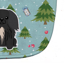 Load image into Gallery viewer, Christmas Pekingnese Black Baby Bib BB4767BIB