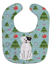 Load image into Gallery viewer, Christmas White Boxer Cooper Baby Bib BB4774BIB