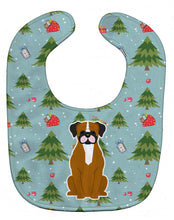 Load image into Gallery viewer, Christmas Flashy Fawn Boxer Baby Bib BB4776BIB