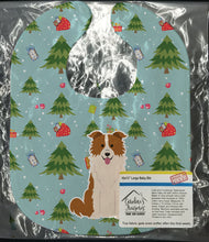 Load image into Gallery viewer, Christmas Border Collie Red White Baby Bib BB4779BIB