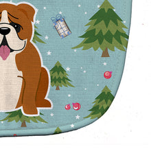 Load image into Gallery viewer, Christmas English Bulldog Red White Baby Bib BB4780BIB