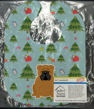 Load image into Gallery viewer, Christmas English Bulldog Red Baby Bib BB4782BIB