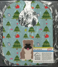 Load image into Gallery viewer, Christmas English Bulldog Grey Brindle  Baby Bib BB4786BIB