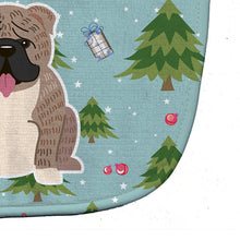 Load image into Gallery viewer, Christmas English Bulldog Grey Brindle  Baby Bib BB4786BIB