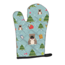 Load image into Gallery viewer, Christmas English Bulldog Grey Brindle  Oven Mitt BB4786OVMT