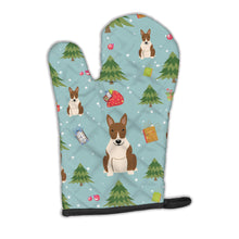 Load image into Gallery viewer, Christmas Bull Terrier Brindle Oven Mitt BB4797OVMT